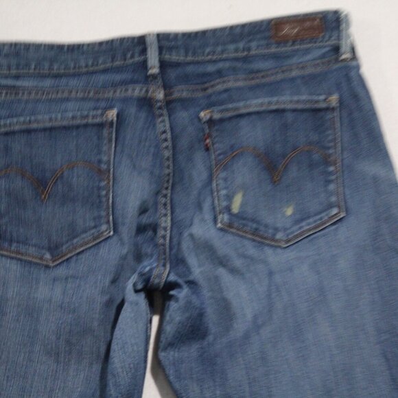 Levi's Women Blue Jeans Demi Curve Casual Size 30 - Picture 5 of 11